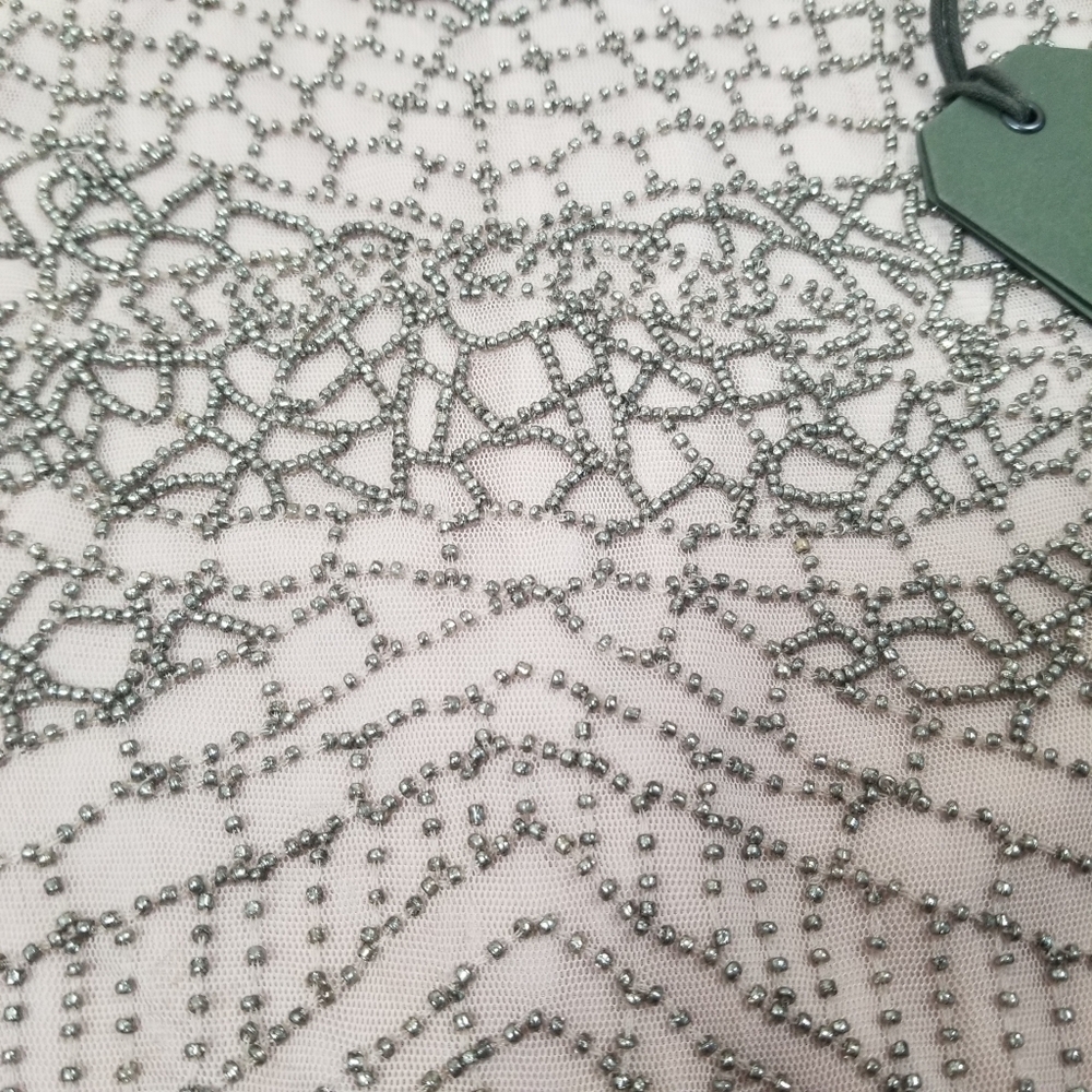 All Saints Brielle Beaded Embellished Skirt Size 4 NWT - Picture 4 of 7